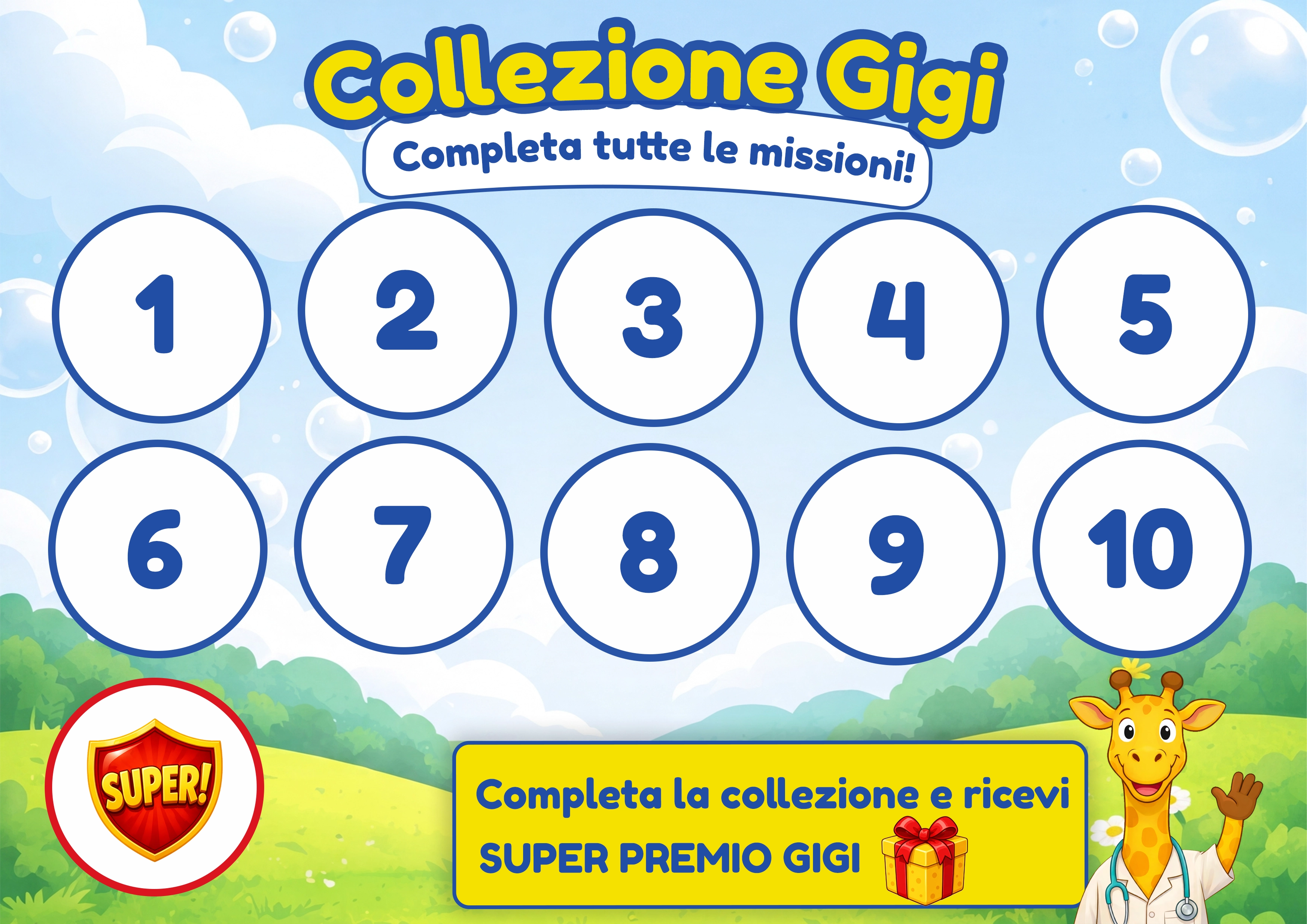 Retro della collezione stickers con Missione Mani Pulite